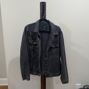 Denim button-up jacket